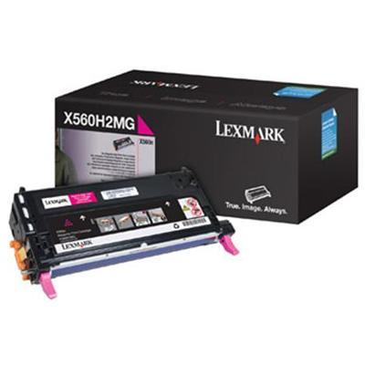 Lexmark X560H2MG High Yield magenta original toner cartridge for X560dn 560n