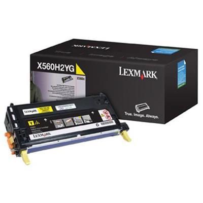 Lexmark X560H2YG High Yield yellow original toner cartridge for X560dn 560n
