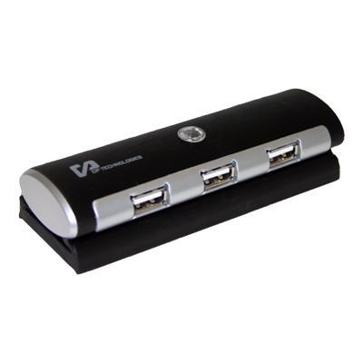 USB 2.0 Hi-Speed 7-port Aluminum Case Hub - hub - 7 ports - desktop