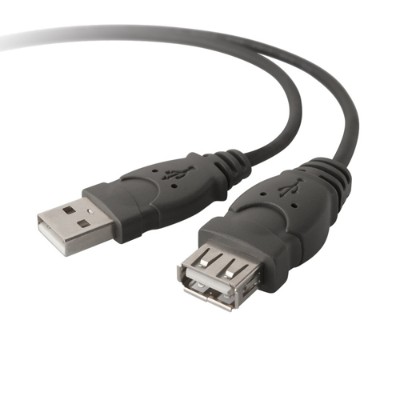 Belkin F3U134B16 PRO Series USB extension cable USB M to USB F USB 2.0 16 ft molded B2B