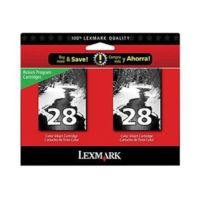 Lexmark 18C1590 Combo Pack 28 29 2 pack black color cyan magenta yellow original ink cartridge LRP for X2500 2510 2530 2550 5070 5075 5
