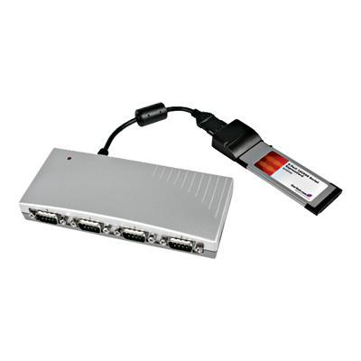 4 Port ExpressCard 16C950 Serial Card - serial adapter - 4 ports