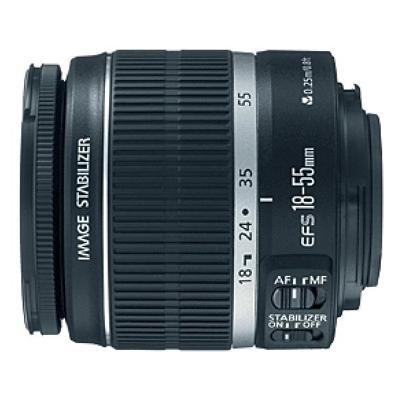 Canon 2042B002 EF Zoom lens 18 mm 55 mm f 3.5 5.6 IS EF S for EOS 1000 40 450 50 500 7D Kiss F Kiss X2 Kiss X3 Rebel T1i Rebel XS Rebel