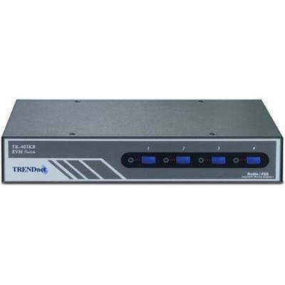 TK 403KR - KVM / audio switch - 4 ports - rack-mountable