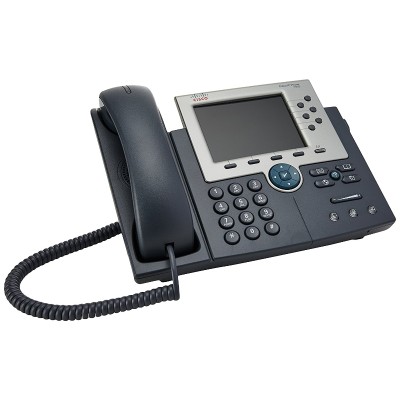 Cisco CP 7965G= Unified IP Phone 7965G VoIP phone SCCP SIP 6 line operation silver dark gray