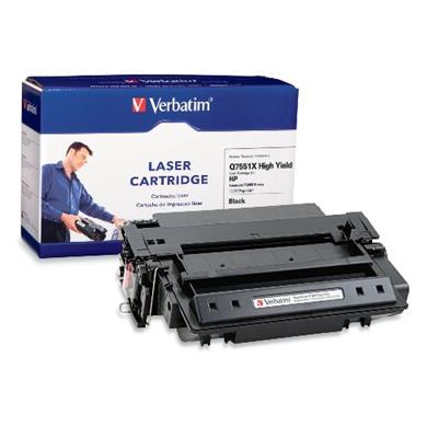 Verbatim 96460 HP Q7551X High Yield Remanufactured Laser Toner Cartridge