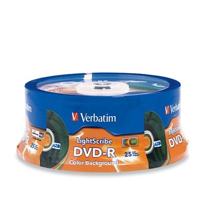 LightScribe - DVD-R x 25 - 4.7 GB - storage media