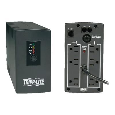 TrippLite POS500 500VA 300W UPS Battery Back Up Tower 120V USB for Retail POS
