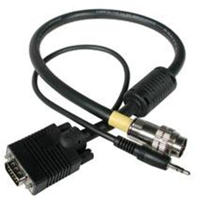 RapidRun HD15   3.5mm Stereo Audio Break-Away Flying Lead - video / audio cable - VGA / audio - 3 ft