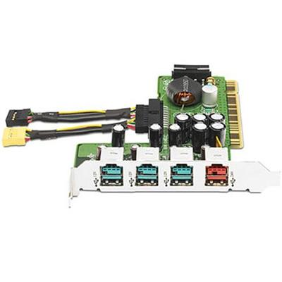 4-Port Powered USB Card - USB adapter - 4 ports