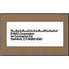 Address Labels Black on Yellow
