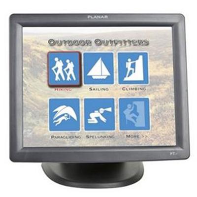 Planar PT1700MX - LCD monitor - 17&quot; - 1280 x 1024 - 240 cd/m2 - 800:1 - 5 ms - VGA - speakers - black