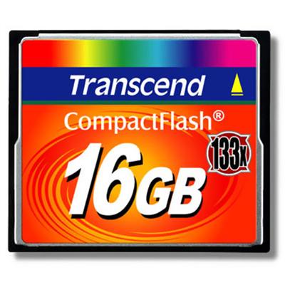 Transcend TS16GCF133 Flash memory card 16 GB 133x CompactFlash