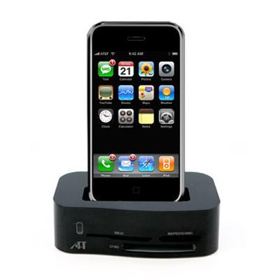 iDuo Dock for iPod with Card Reader for Computer - Black