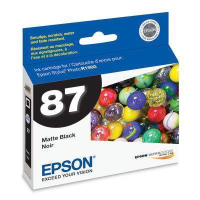 Epson T087820 87 Matte black original ink cartridge for Stylus Photo R1900