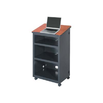 Basics Mobile Presentation Lectern LECT2-RNCY - Lectern for notebook - steel - raven black wild cherry