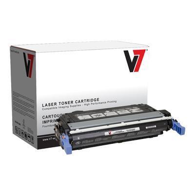 V7 V74700B Black High Yield LaserJet Replacement Toner Cartridge with Smart Chip for HP Q5950A