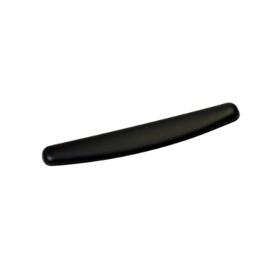 3M WR309LE Gel Wrist Rest for Keyboard w Antimicrobial Protection Black 2.75 in x 18 in x .75 in Leatherette