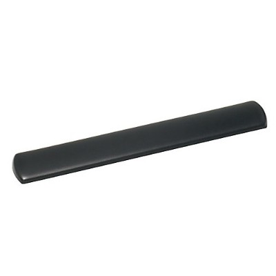3M WR310LE Gel Wrist Rest for Keyboard with Antimicrobial Protection Black 2.8 in x 19 in x .75 in Leatherette