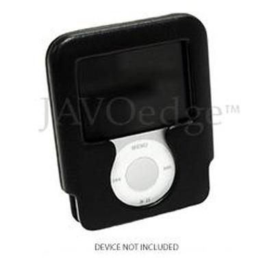 Hard Form Fitted Leather Case for Apple iPod nano 3rd Gen - 4GB/ 8GB - Black