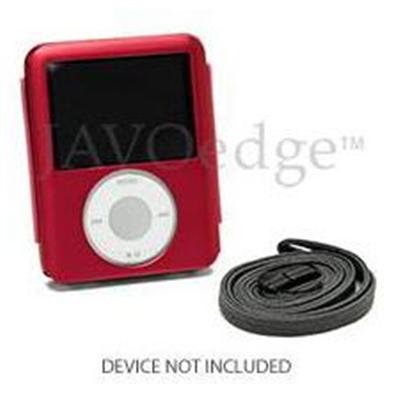 All Aluminum Metal Case for Apple iPod nano 3rd Gen - 4GB/ 8GB - Red