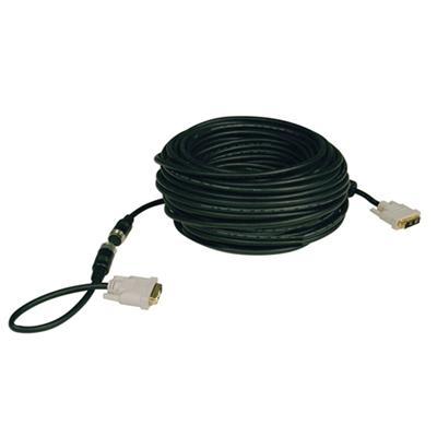 Tripplite P561-050-ez Dvi Single Link Digital Tmds Monitor Easy Pull Cable Dvi-d - Dvi Cable Kit - Single Link - Dvi-d (m) - Dvi-d (m) - 50 Ft - Molded - Black