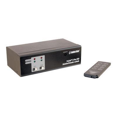 Cables To Go 39971 TruLink 2-Port UXGA Monitor Switcher/Extender with Audio - Monitor/audio switch - desktop Cables To Go 39971 TruLink 2-Port UXGA Monitor Switcher/Extender with Audio - Monitor/audio switch - desktop