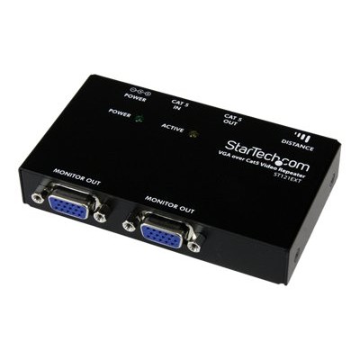 StarTech.com ST121EXT VGA Video Repeater for VGA over CAT5 Extenders VGA Repeater for Line of ST121 VGA Extenders 500 ft. 150 m