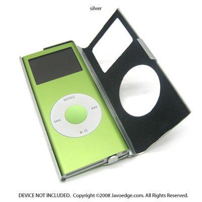 Aluminum Metal Case for Apple iPod nano 2nd Gen - 2GB/ 4GB/ 8GB - Silver