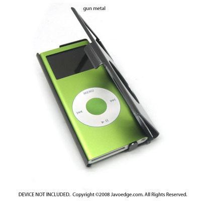 Aluminum Metal Case for Apple iPod nano 2nd Gen - 2GB/ 4GB/ 8GB - Gun Metal