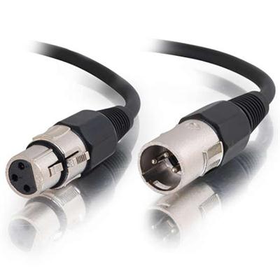 Cables To Go 40058 Xlr Pro-audio Cable - Audio Cable - 22 Awg - 3 Pin Xlr (m) - 3 Pin Xlr (f) - 3 Ft - Shielded Foiled Twisted Pair (sftp) - Black