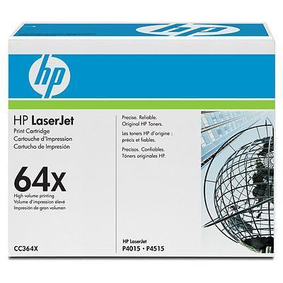 HP Inc. CC364X 64X High Yield black original LaserJet toner cartridge CC364X for LaserJet P4015dn P4015n P4015tn P4015x P4515n P4515tn P4515