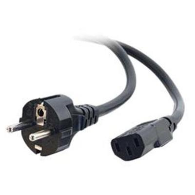 Cables To Go 03138 2.5m 14 AWG European Power Cord CEE7 7 to IEC320C13 Power cable CEE 7 7 SCHUKO M to IEC 60320 C13 M 8 ft black Europe