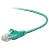 CAT 5 SNAGLESS PATCH CABLE 1' GREEN