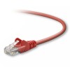 CAT 5 SNAGLESS PATCH CABLE 3' RED