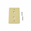 2 PORT SINGLE GANG BEIGE