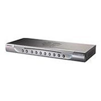 MasterConsole CAT18 - KVM switch - 8 ports - rack-mountable - with 8x MCIM-USB Computer Interface Modules
