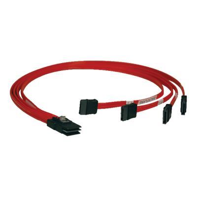 TrippLite S508-18N 18in Internal SAS Cable 4-Lane Mini-SAS SFF-8087 to 4x SATA 7pin 18 - SATA / SAS cable - 4-Lane - 7 pin SATA (F) to 36 pin 4i Mini MultiLane TrippLite S508-18N 18in Internal SAS Cable 4-Lane Mini-SAS SFF-8087 to 4x SATA 7pin 18 - SATA / SAS cable - 4-Lane - 7 pin SATA (F) to 36 pin 4i Mini MultiLane