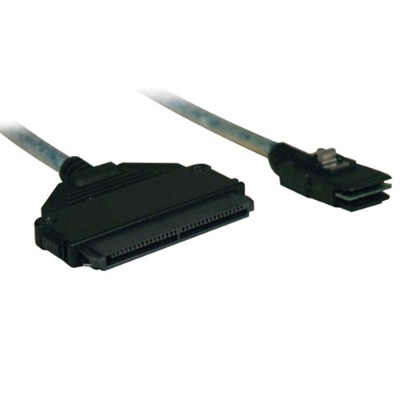 TrippLite S510-003 3ft Internal SAS Cable mini-SAS SFF-8087 to 32pin SFF-8484 4-in-1 3' - SAS internal cable - with Sidebands - 4-Lane - 36 pin 4i Mini MultiLan TrippLite S510-003 3ft Internal SAS Cable mini-SAS SFF-8087 to 32pin SFF-8484 4-in-1 3' - SAS internal cable - with Sidebands - 4-Lane - 36 pin 4i Mini MultiLan