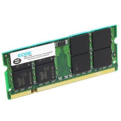 Edge Memory PE212070 1GB (1X1GB) 800MHz DDR2 SDRAM SODIMM 200-pin unbuffered non-ECC Memory Module Edge Memory PE212070 1GB (1X1GB) 800MHz DDR2 SDRAM SODIMM 200-pin unbuffered non-ECC Memory Module