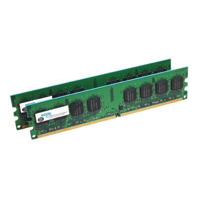Edge Memory PE19778002 2GB (2X1GB) PC25300 ECC UNBUFFERED 240 PIN DDR2 KIT Edge Memory PE19778002 2GB (2X1GB) PC25300 ECC UNBUFFERED 240 PIN DDR2 KIT