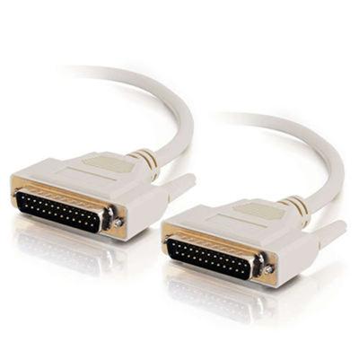Cables To Go 02667 Serial cable DB 25 M to DB 25 M 100 ft white