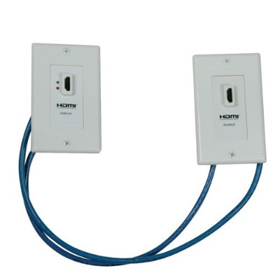 TrippLite P167-000 HDMI over Dual Cat5/Cat6 Extender Wall Plate Kit with Transmitter and Receiver TrippLite P167-000 HDMI over Dual Cat5/Cat6 Extender Wall Plate Kit with Transmitter and Receiver