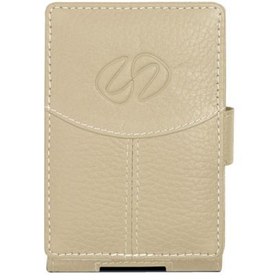 Premium Leather Large Format iPod Case - Cream