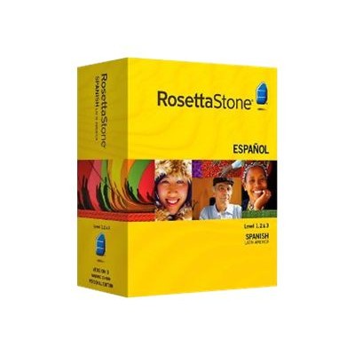 Rosetta Stone version 3 - Spanish Level 1  2 & 3 (Latin America) with Audio Companion CD