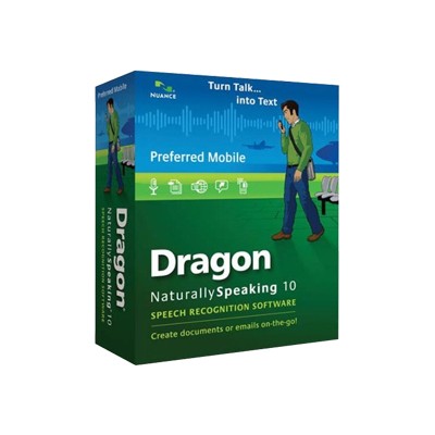 Dragon NaturallySpeaking Preferred Mobile w/Recorder - ( v. 10 ) - complete package