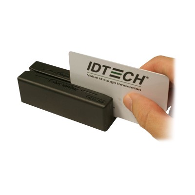 ID TECH IDMB 334133B MiniMag II Magnetic card reader Tracks 1 2 3 USB keyboard wedge black