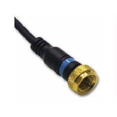 Cables To Go 27226 3ft Velocity Mini-Coax F-Type Cable - Blue Cables To Go 27226 3ft Velocity Mini-Coax F-Type Cable - Blue