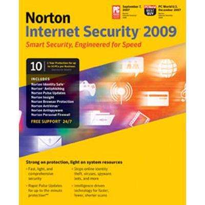 Norton Internet Security 2009 Small Office Pack - Complete package - 10 users - CD - Win