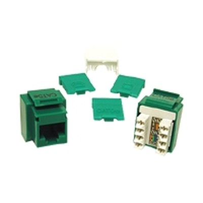 Cables To Go 03797 Premise Plus Modular insert green 1 port